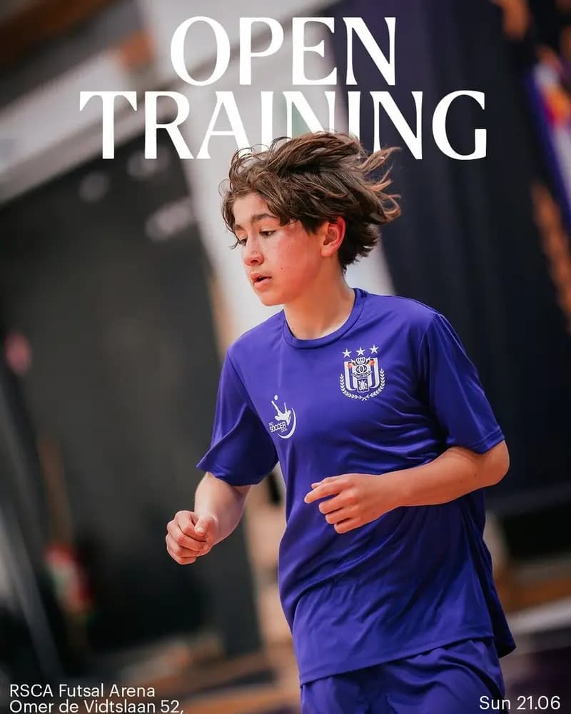 Open Training in de RSCA Futsal Arena